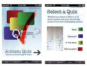 Autism Quiz app new screenshots cropped